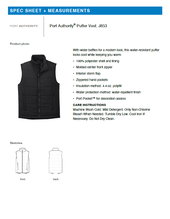 T3Expo Men's Puffer Vest