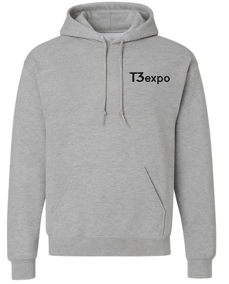 T3Expo Gray Hoodie